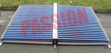 Proje için 50 Tüp Vakum Tüp Güneş Kolektörü Paslanmaz Çelik Manifold