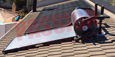 Çatıya monte paslanmaz çelik 316 güneş enerjili su ısıtıcı, basınçlı güneş sıcak su sistemi