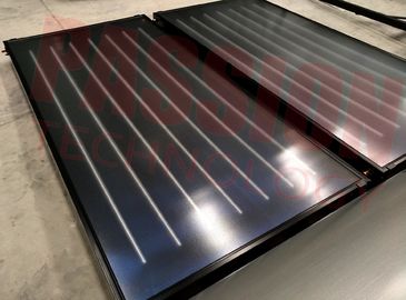 Mavi Titanyum Düz Plaka Güneş Kollektörü 300L Siyah Düz Panel Güneş Enerjili Su Isıtıcı