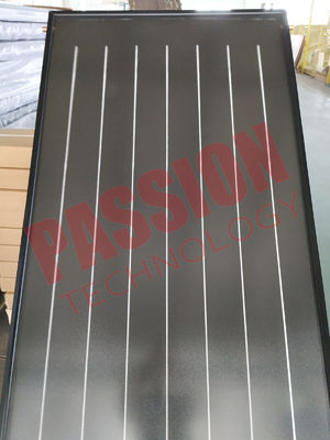 Siyah Krom Düz Kollektör Siyah Kaplama Düz Panel Mavi Titanyum Düz Plaka Güneş Enerjili Su Isıtıcı Otel Güneş Enerjisi Isıtma