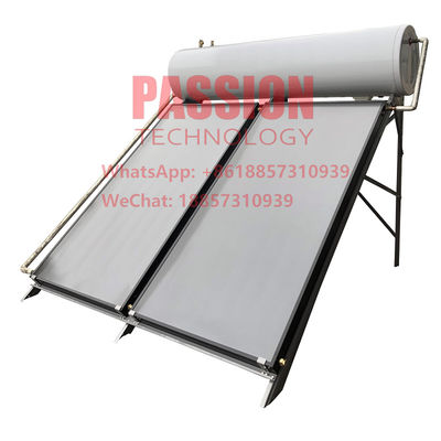 250L Flat Plate Solar Water Heater 2m2 Pressurized Solar Heating Flat Collector