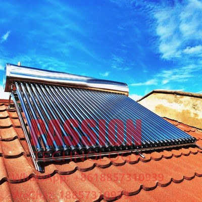 316L paslanmaz çelik güneş su ısıtıcısı 300L basınçlı ısı borusu güneş kolektörü