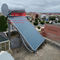 300L Mavi Titanyum Düz Plaka Güneş Enerjili Su Isıtıcı Siyah Güneş Termal Düz Kollektör Düz Panel Güneş Enerjili Su Isıtıcı Tankı