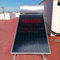 Siyah Krom Düz Plaka Güneş Kollektörü 200L Düz Panel Güneş Enerjili Su Isıtıcı 150L