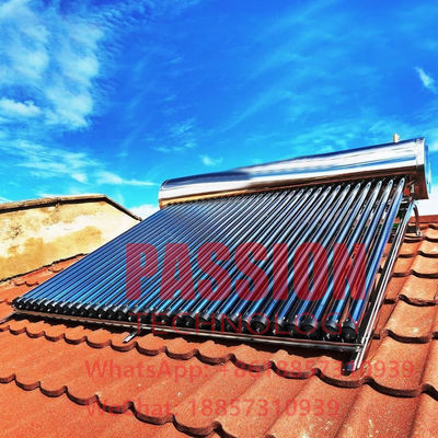 SS316 Emaye İç Tank Güneş Enerjili Su Isıtıcı 300L Yüksek Basınçlı Güneş Kollektörü