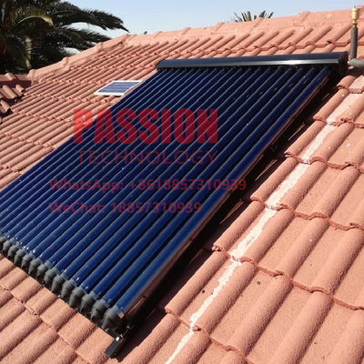 14x90mm Kondensatör 20tüp Bakır Boru Güneş Kolektörü Güneş Enerjili Su Isıtıcı