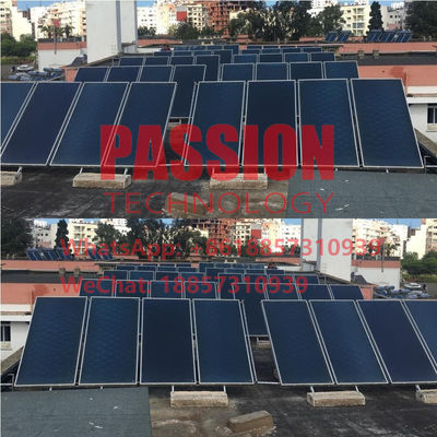 Düz Plaka Güneş Kollektörü 5000L Solar Otel Isıtma Düz Panel Havuz Isıtma Kollektörü